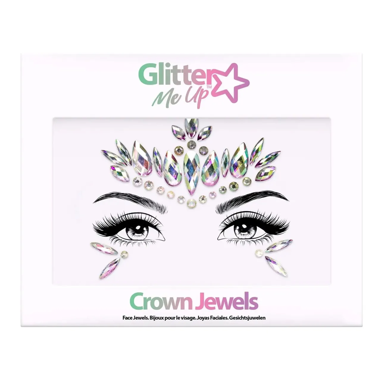Glitter Me Up Crown Face Jewels