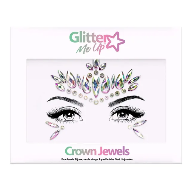 Glitter Me Up Crown Face Jewels