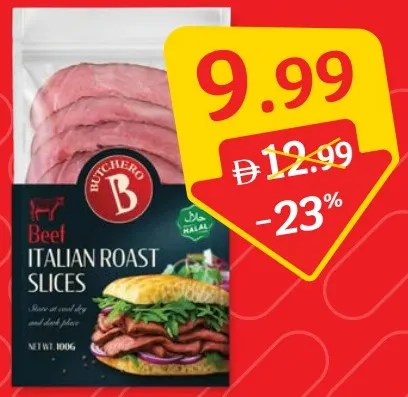 Butchero Italian Roasted Beef Slices
