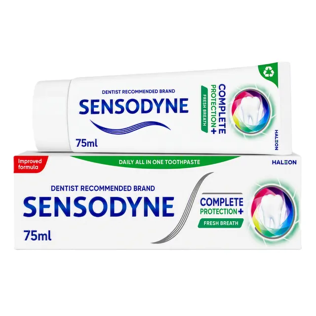 Sensodyne toothpaste complete protection fresh breath