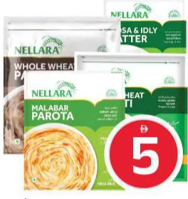Nellara Dosa/Idly Batter / Malabar/Wheat Porata / Chapati Half Cook