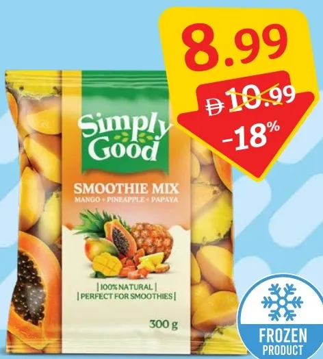 Simply Good Frozen Exotic Smoothie Mix