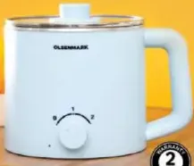 Olsenmark Multi Kettle Ss/Glss Lid/600w