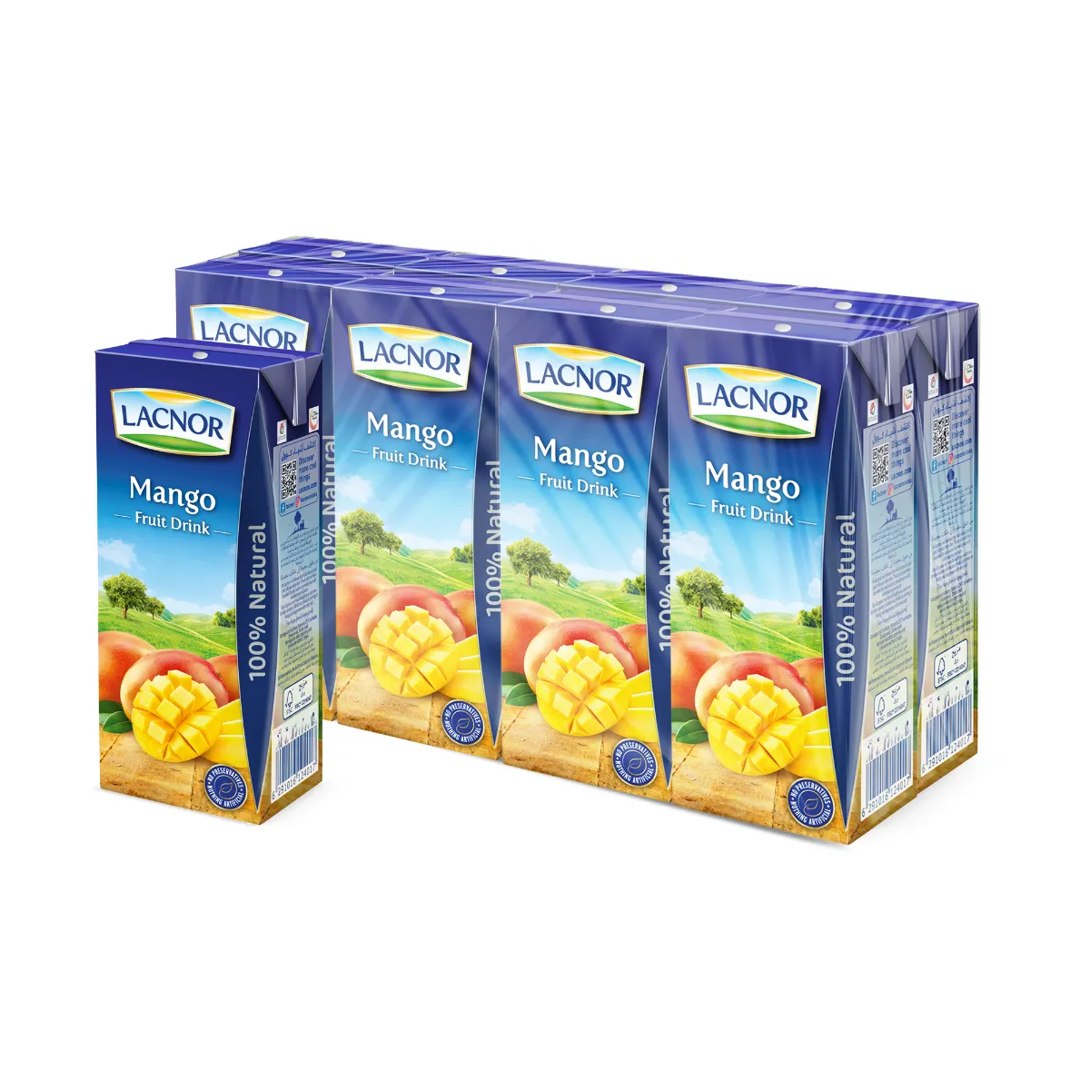 Lacnor مشروب المانجو 180Mlx8Pcs