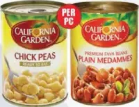 California Garden فول مدمس حدائق كاليفورنيا / حمص مسلوق