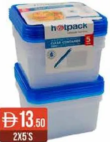 Hotpack Microwaveable Container with Lid