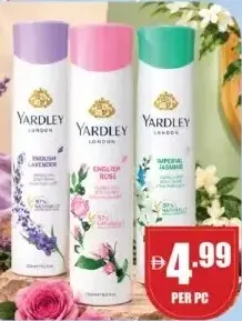 Yardley London بخاخ مزيل عرق نسائي متنوع