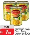 Primiero Sweet Corn Easy Open