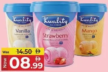 Kwality آيس كريم كريمي إضافي متنوع