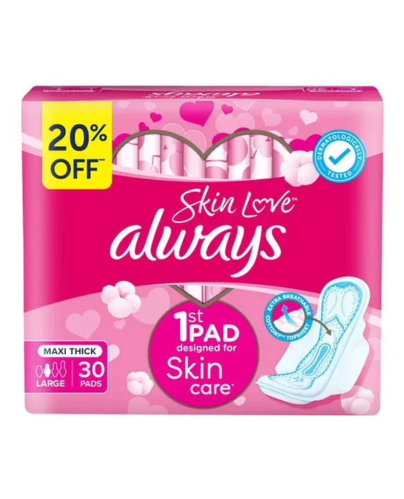 Always Napkin Pink Skin Love