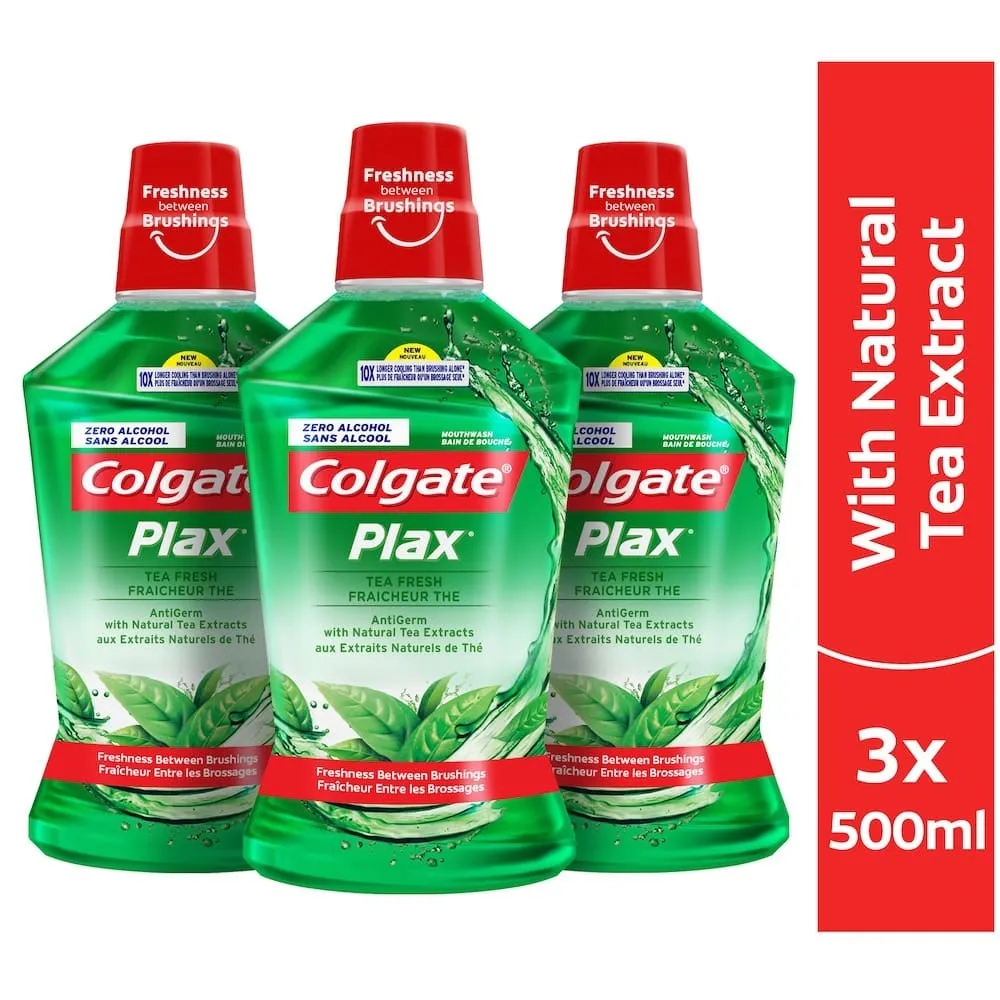 Colgate غسول فم شاي منعش Plax
