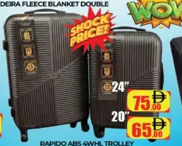 Rapido Abs 4Whl Trolley
