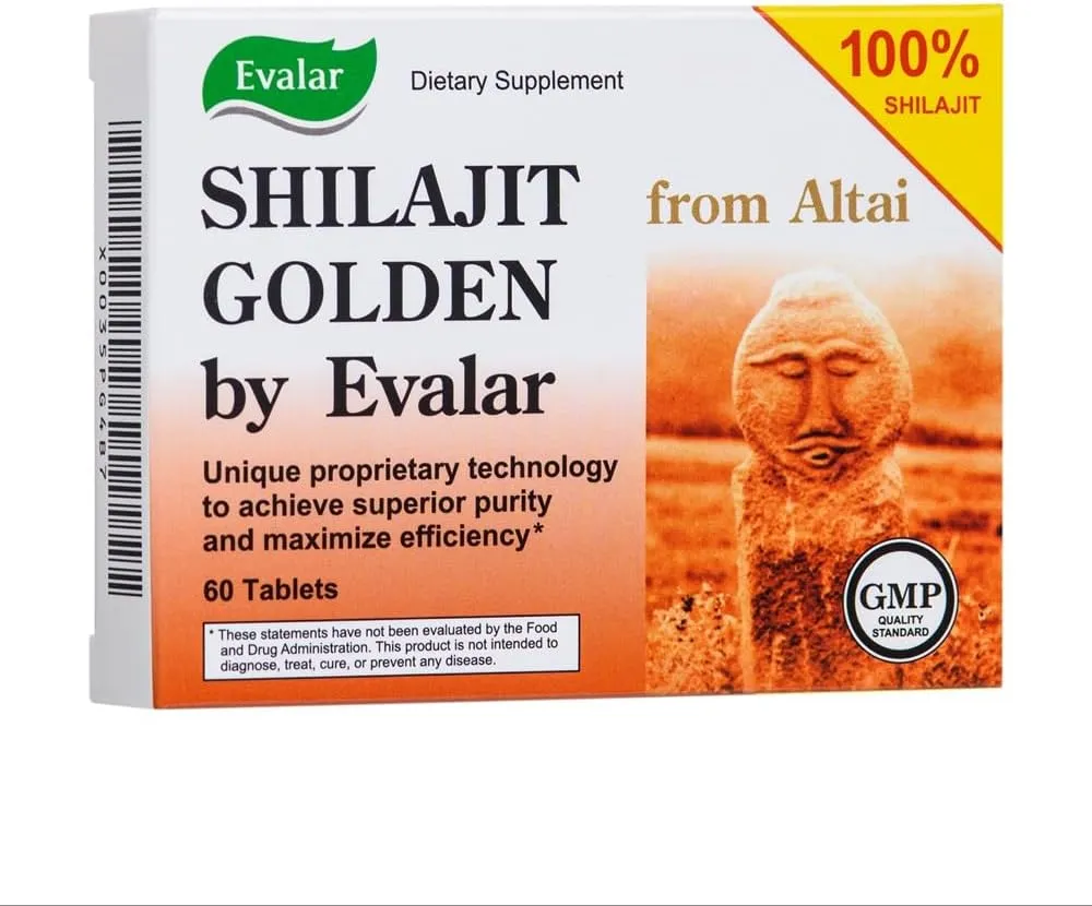 Evalar شيلاجيت جولدن سيبيريان ألتاي، 60 قرص