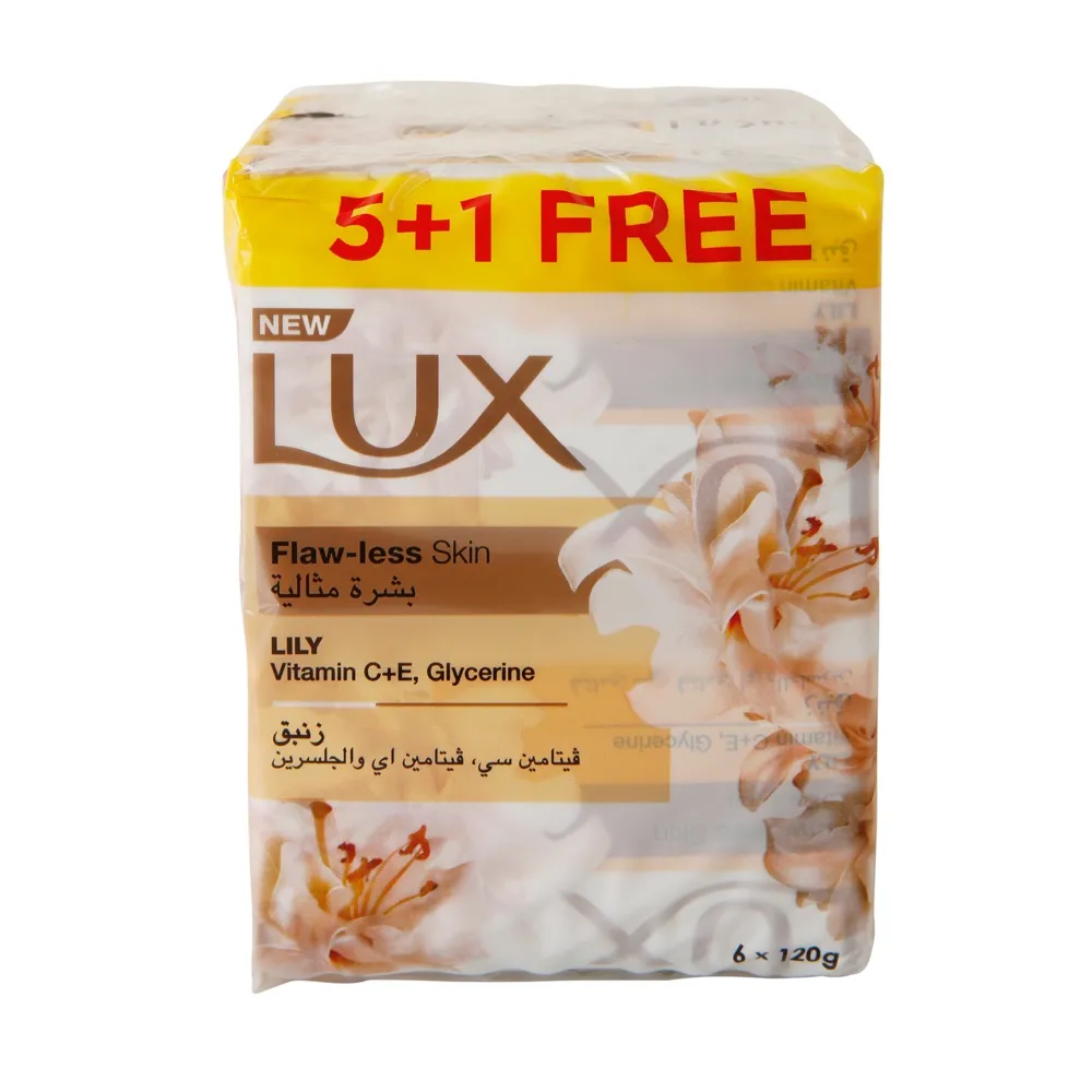 Lux صابون زنبق للبشرة المثالية - 6 x