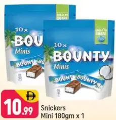 Bounty Snickers Mini