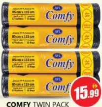 Comfy Twin Pack Garbage Bag