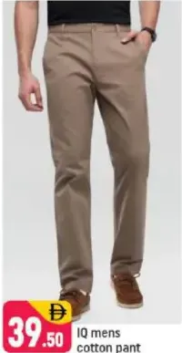 Iq mens cotton pant