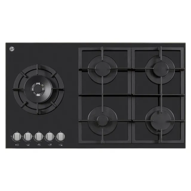 hoover Built-In Gas Hob Glass 90cm, HGH-V95G-GBI