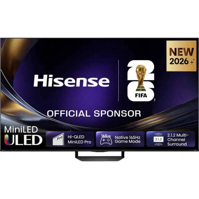 Hisense U7S Pro Series 116-inch 4K MiniLED Smart TV, Black, 116U7S PRO