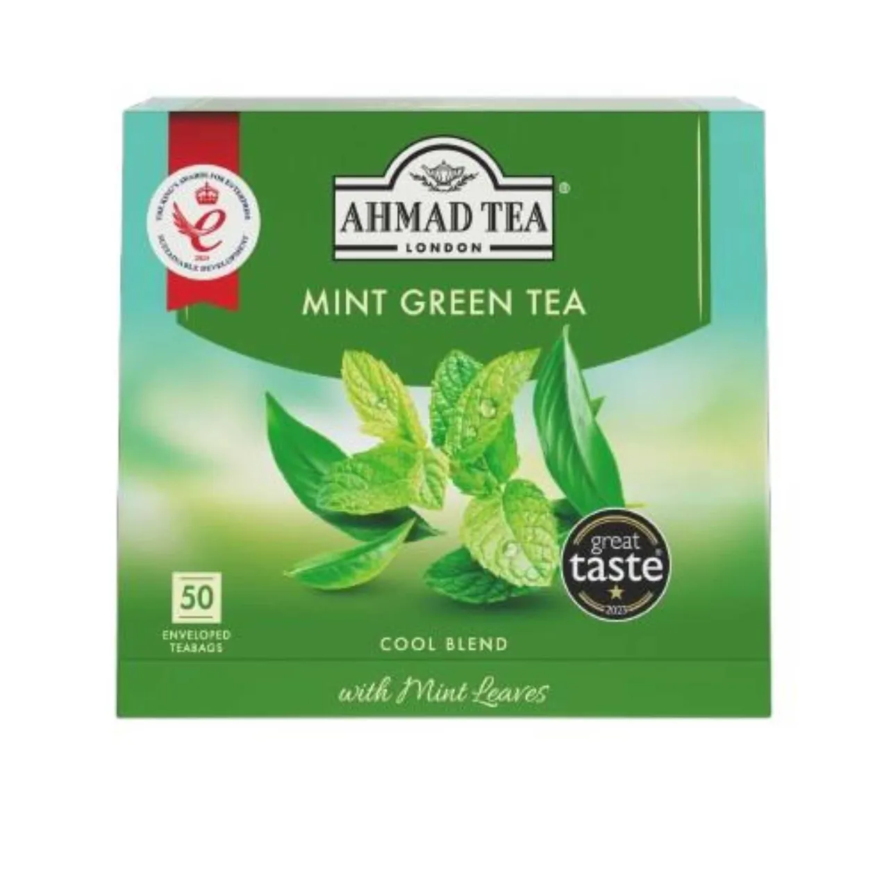 Ahmad Tea شاي أخضر بالنعناع مغلف