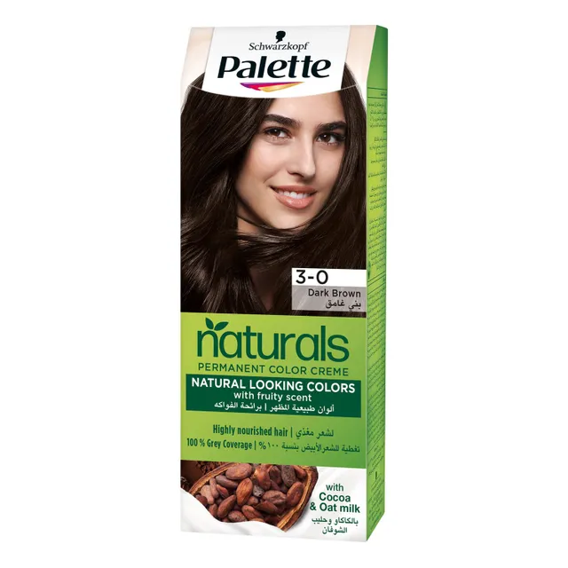 Palette Permanent Naturals Color Creme Dark Brown 3-0 1 pkt