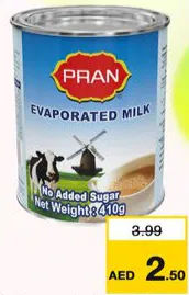 Pran Evaporated Milk