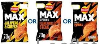 Walkers شيبس ووكر ماكس متنوع