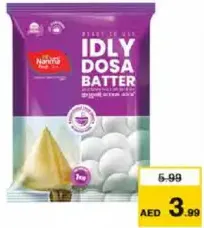 Nanma Fresh Idly&Dosa Batter