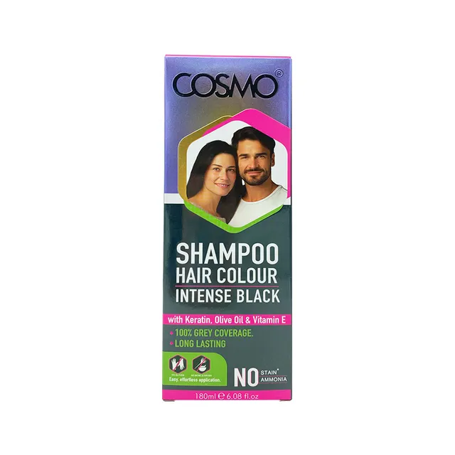 Cosmo Hair Color Shampoo intense Black