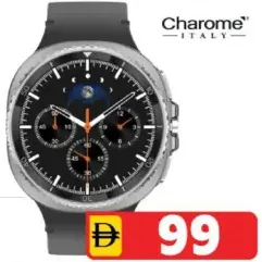 Charome ITALY ساعة ذكية 8 كلاسيك بقرص دوار