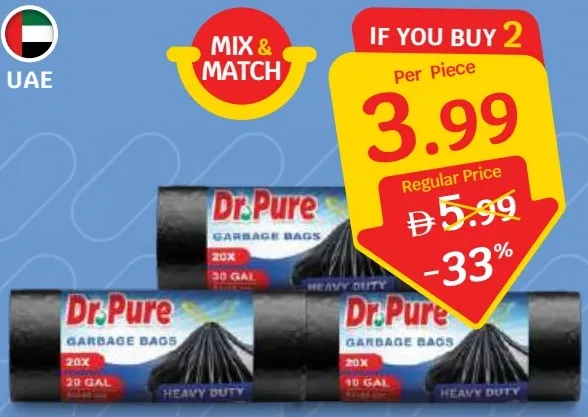 Dr. Pure Garbage Bag W/ String