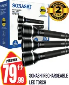 Sonashi Rechargeable Led Torch