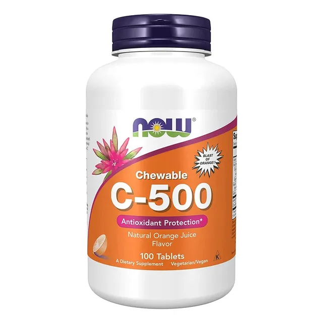 now C-500 Vitamin C Chewable Tablet For Antioxidant Support 's
