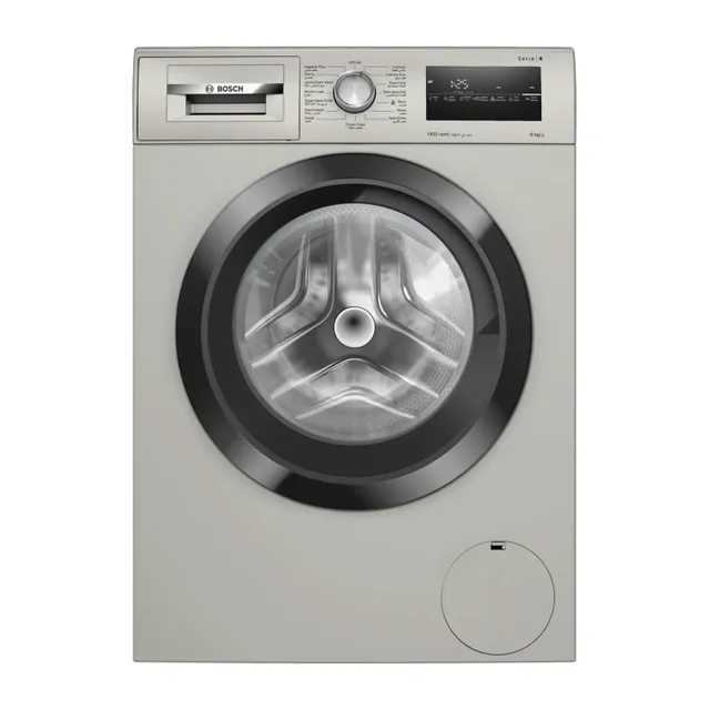 Bosch Front Load Washing Machine, 1400 RPM, Silver Inox, WAN28283GC