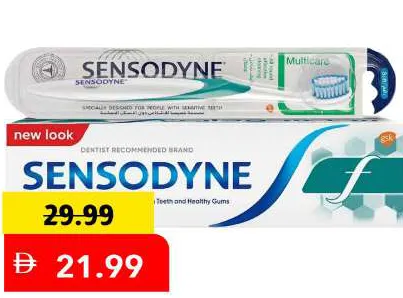 Sensodyne Toothpaste + Toothbrush Extra Fresh / Fluoride
