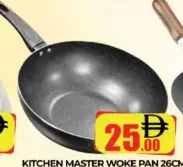 Kitchen Master Woke Pan