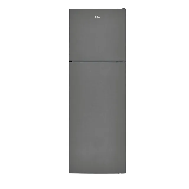 Ikon Double Door Refrigerator, Dark Inox, IK-VRT575