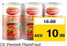 California Garden Peeled Plain Foul Light Stomach