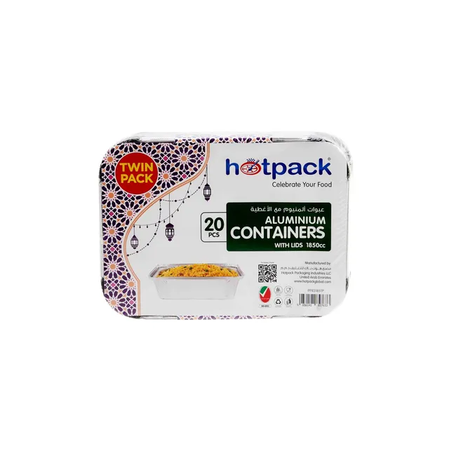 Hotpack Hot Pack Alumunium Container - 20's
