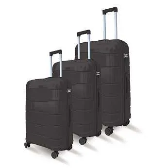 Reflection P.P Luggage Assorted - 3's