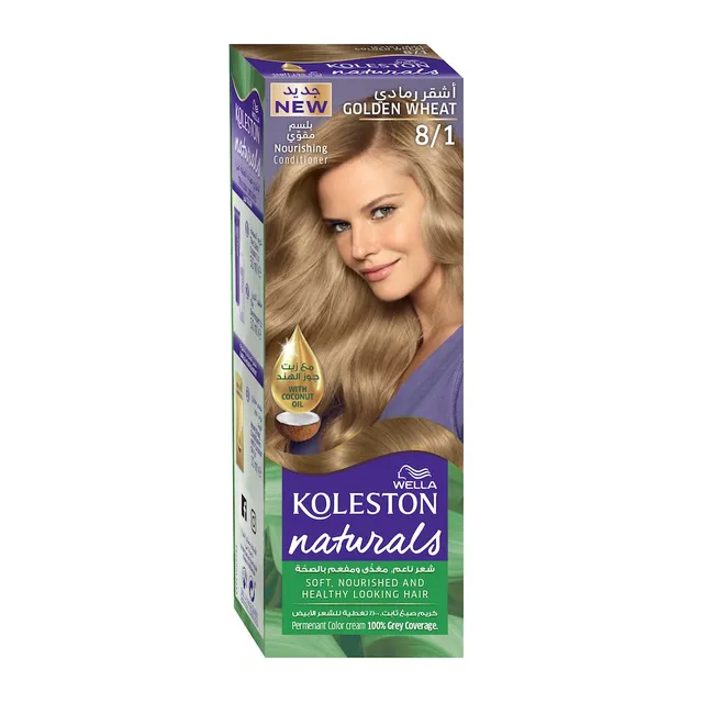 Wella Koleston Naturals Hair Color 8/1 golden Wheat