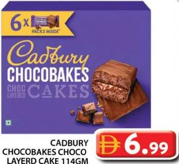 Cadbury Chocobakes Choc-Layered Cake