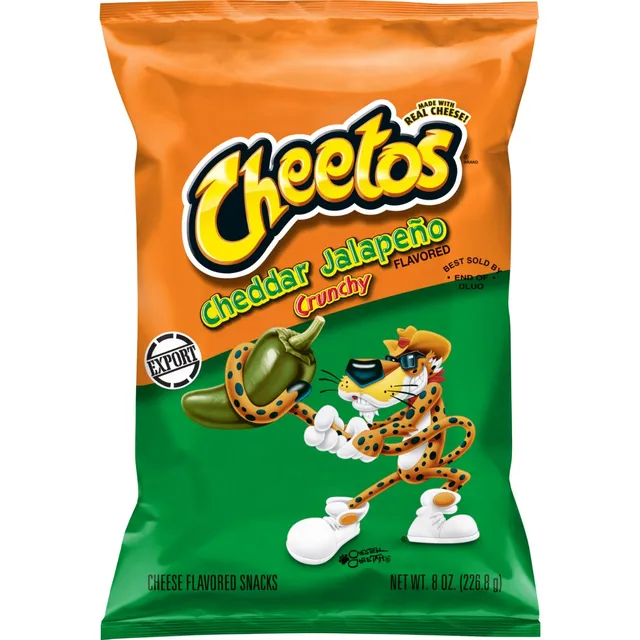 Fritolays Cheddar Jalapeno Crunchy Corn Snack