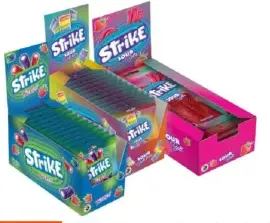 Strike Gummy Candies Twirls Berry or Sour Belts Bites Rainbow/Strawberry