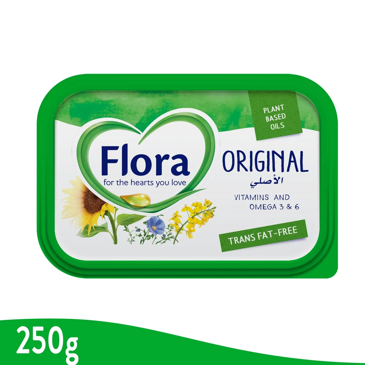 Flora دهن نباتي أصلي قابل للدهن