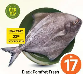 Black Pomfret Fresh