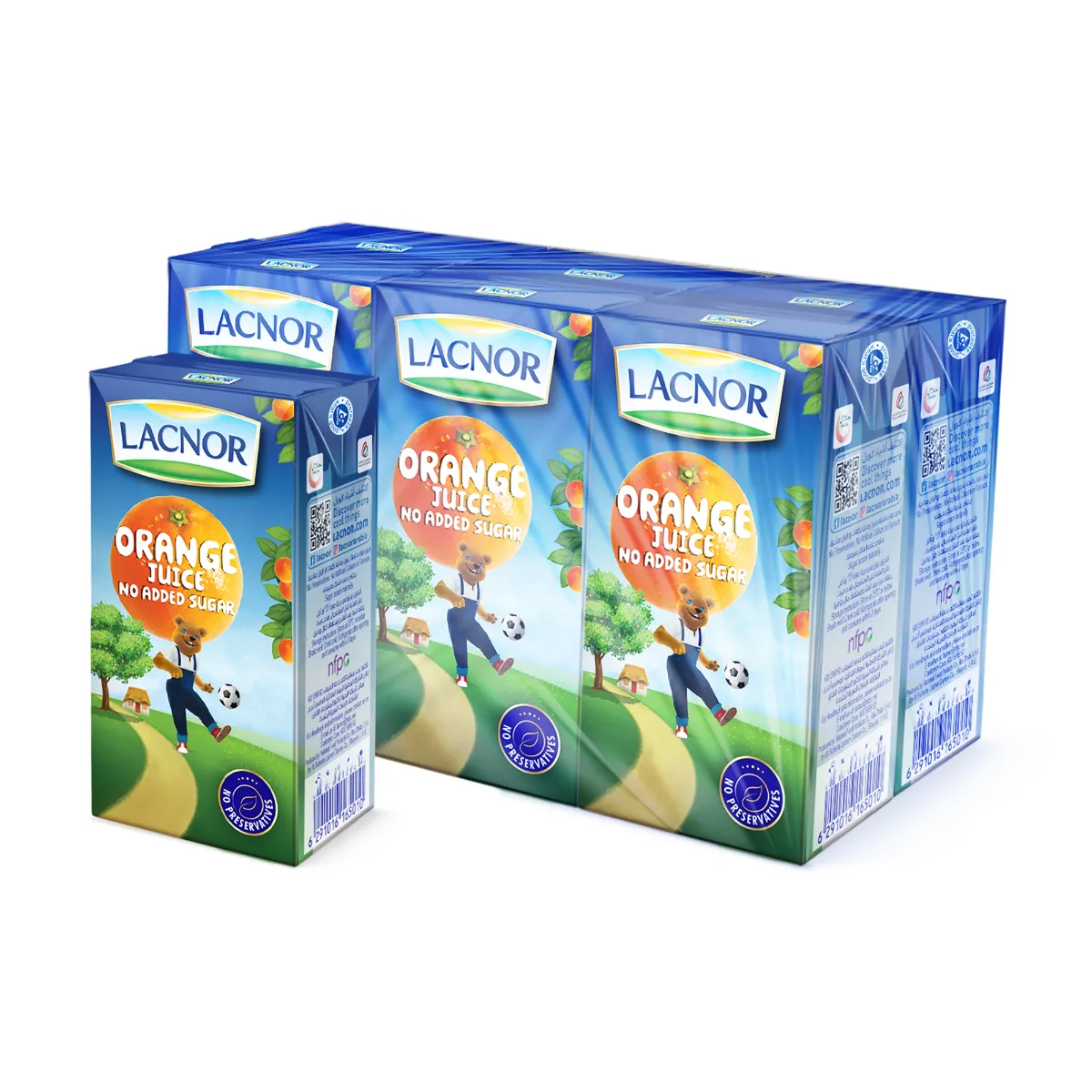 Lacnor عصير برتقال جونيور