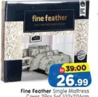 Fine Feather Single Mattress Cover Set