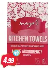 Maya's Kitchen Towels 2 Ply