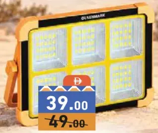 Olsenmark Cob Led Light With Solar